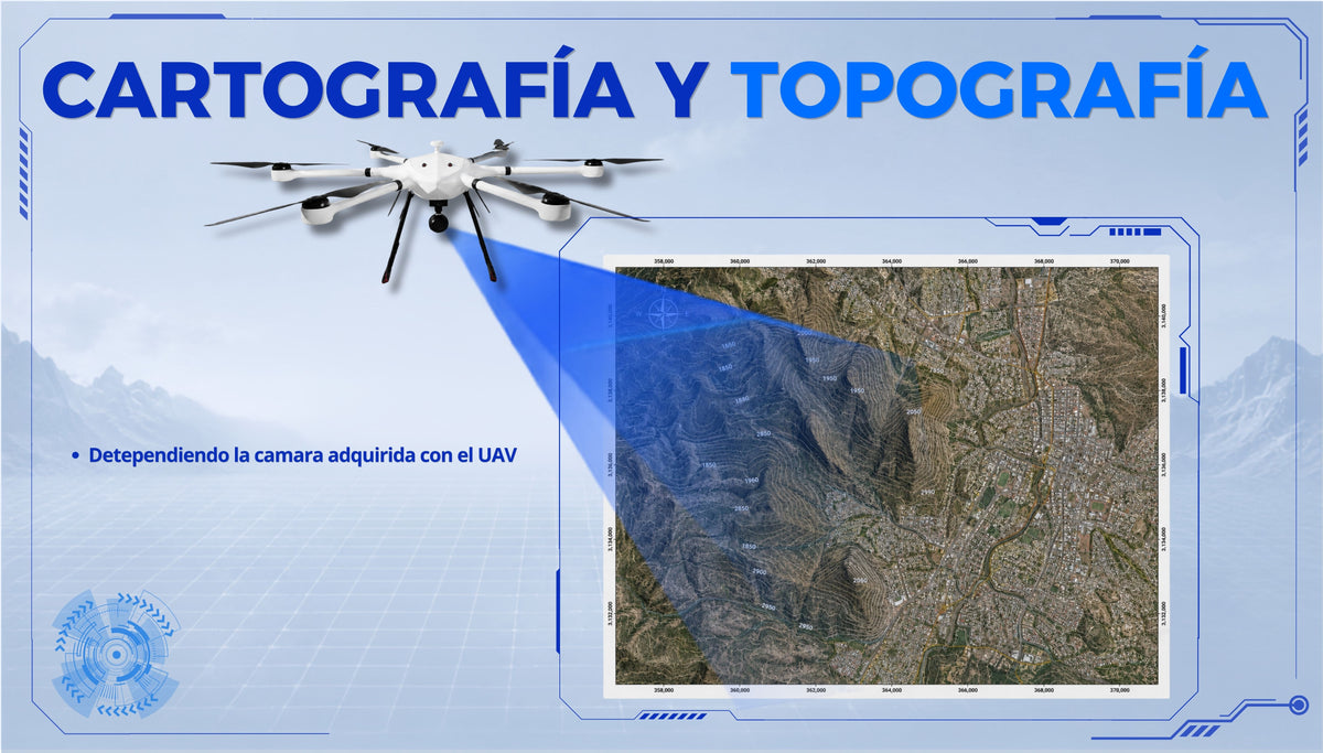 Dron M10 de grado industrial hasta 10 kg de Carga | ZARR