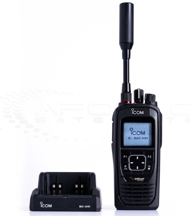 Iridium ICOM IC-SAT100 PTT Radio Satelital